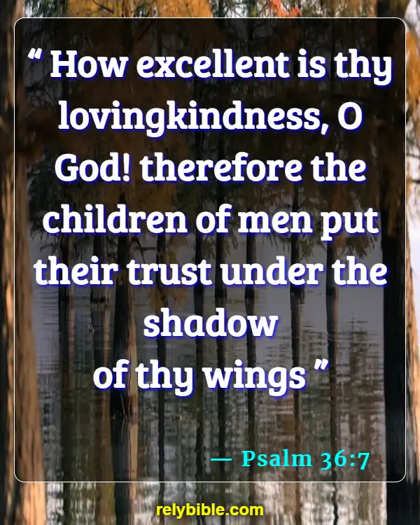 Bible verses About Taste (Psalm 36:7)