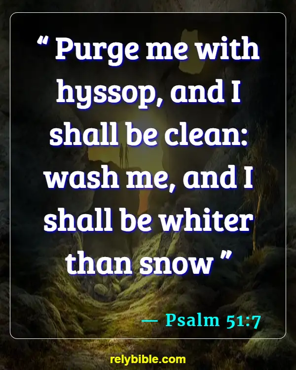 Bible verses About Ice (Psalm 51:7)