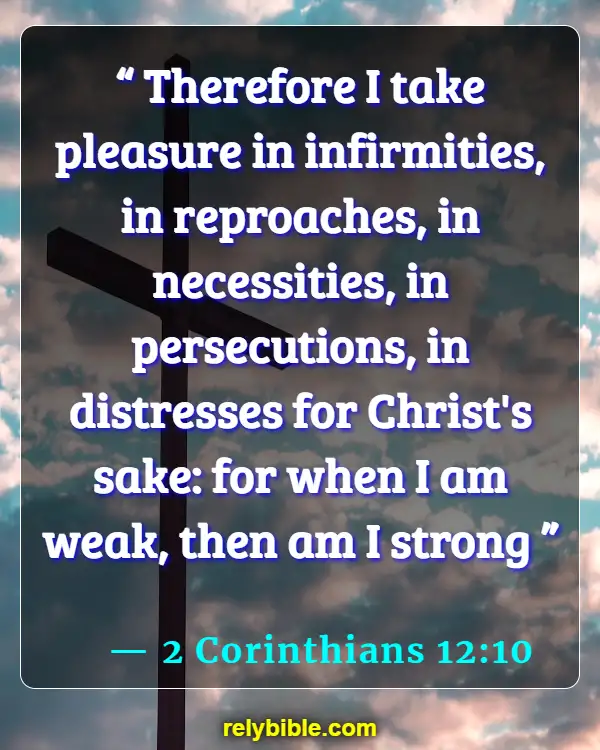 Bible verses About Mental Strength (2 Corinthians 12:10)
