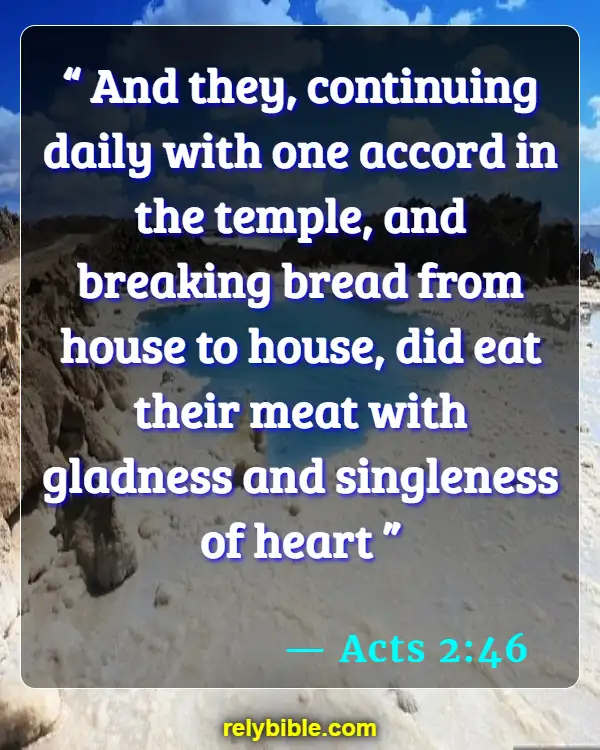 Bible verses About Houses (Acts 2:46)