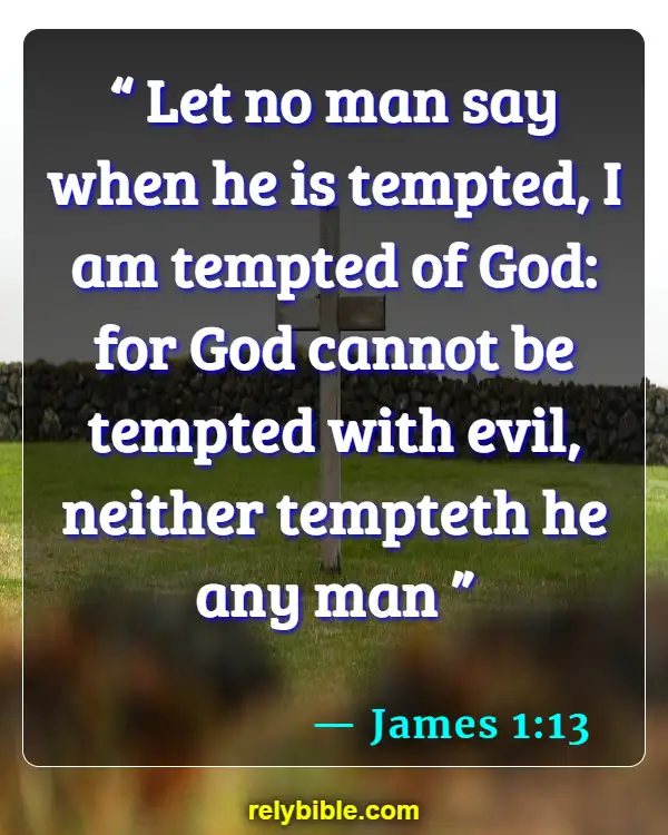 Bible verses About Evil Doers (James 1:13)