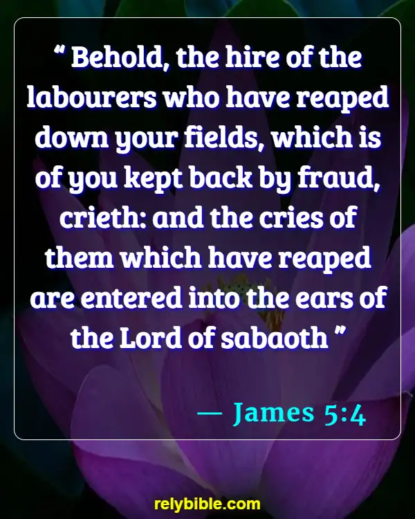 Bible verses About Hoarding (James 5:4)