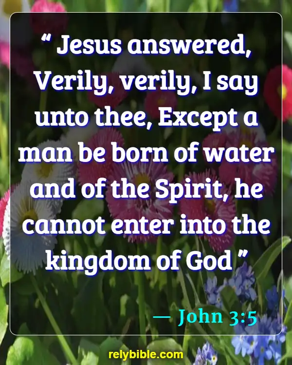 Bible verses About Healthy Body (John 3:5)