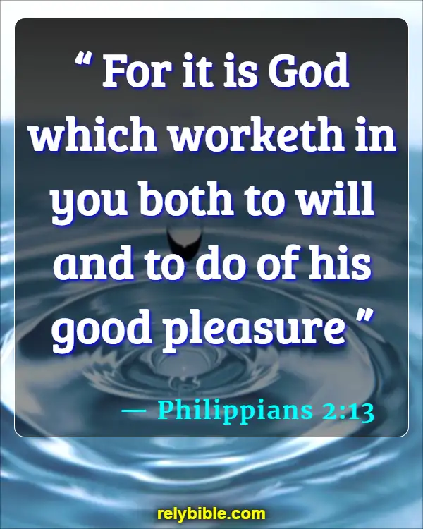 Bible verses About Taking Care Of Yourself (Philippians 2:13)