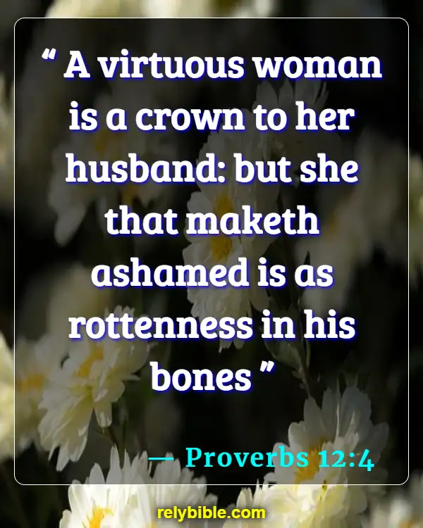 Bible verses About Married Couples (Proverbs 12:4)