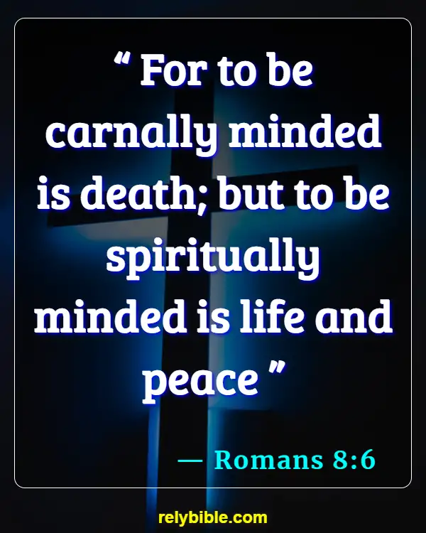 Bible verses About Gods Peace (Romans 8:6)