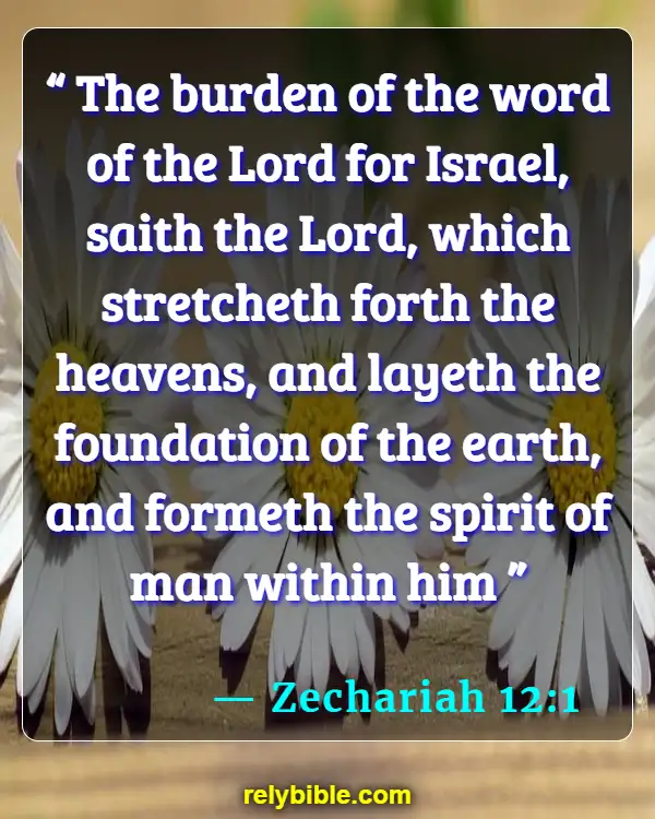 Bible verses About Science And Faith (Zechariah 12:1)