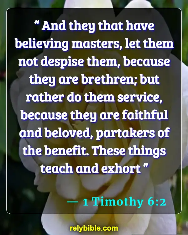 Bible verses About Hoarding (1 Timothy 6:2)