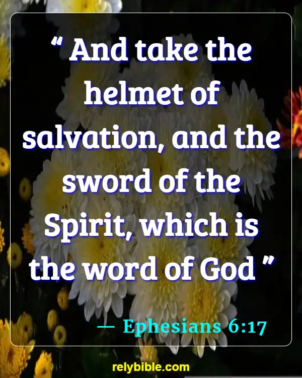 Bible verses About Violence (Ephesians 6:17)