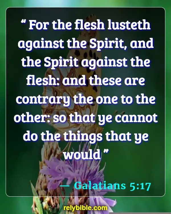 Bible verses About Walking In The Spirit (Galatians 5:17)