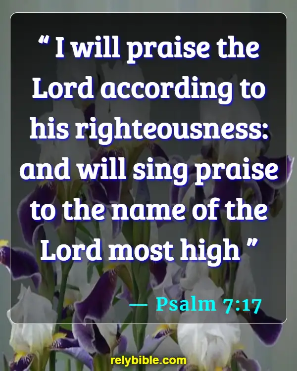 Bible verses About Gratitude (Psalm 7:17)