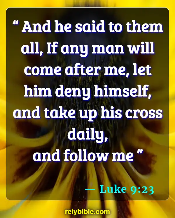 Bible verses About Making Disciples (Luke 9:23)